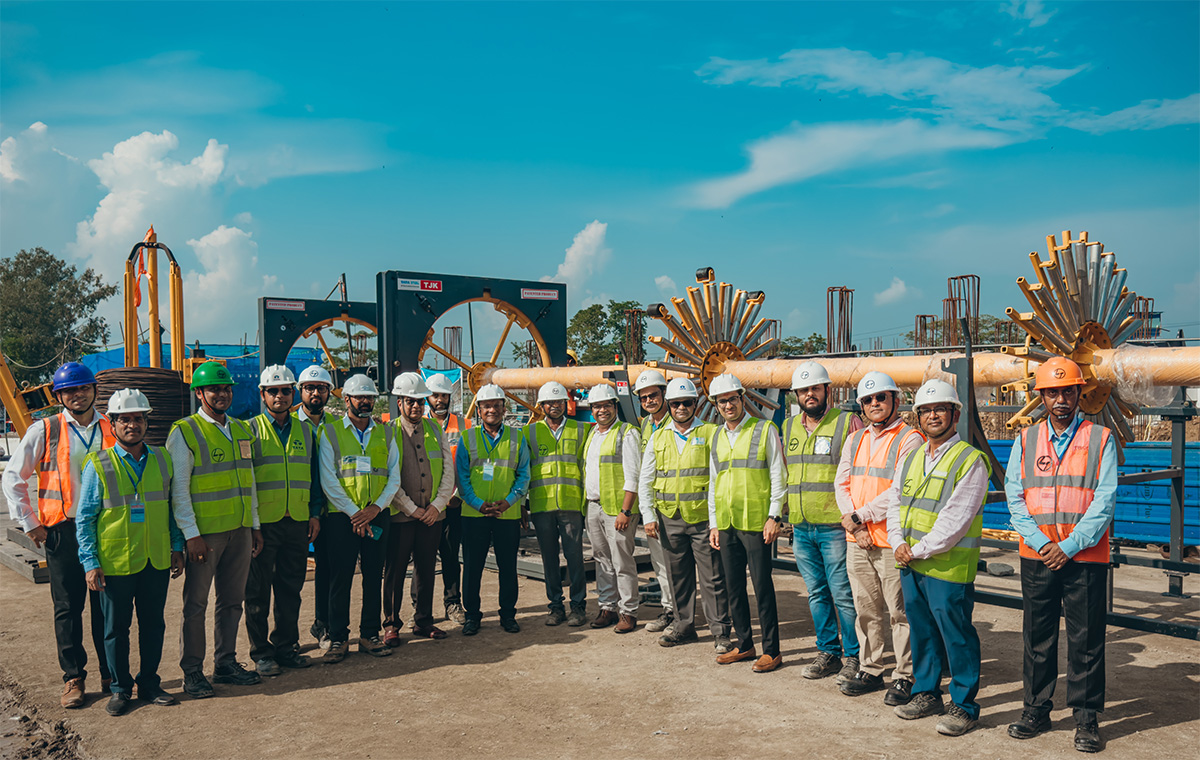 India’s First Mobile Bore Pile Cage Machine Launch in Guwahati in Partnership with Tata Steel